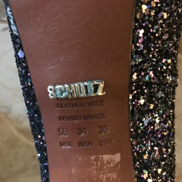 Shultz Shiny Heels Sz 5 - Picture 14 of 16